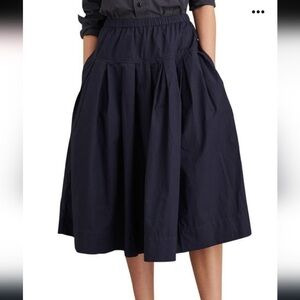 Alex Mill paper poplin skirt